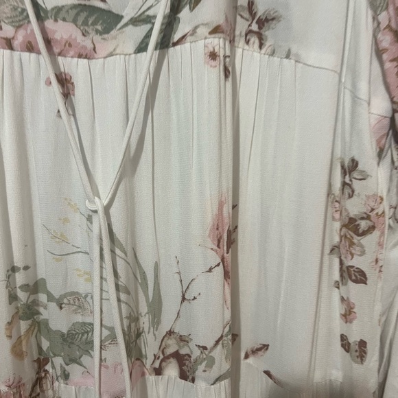 Yakira Bella Maxi Dress Women's Large Floral Long Modest Feminine Ruffles LS - Picture 5 of 6